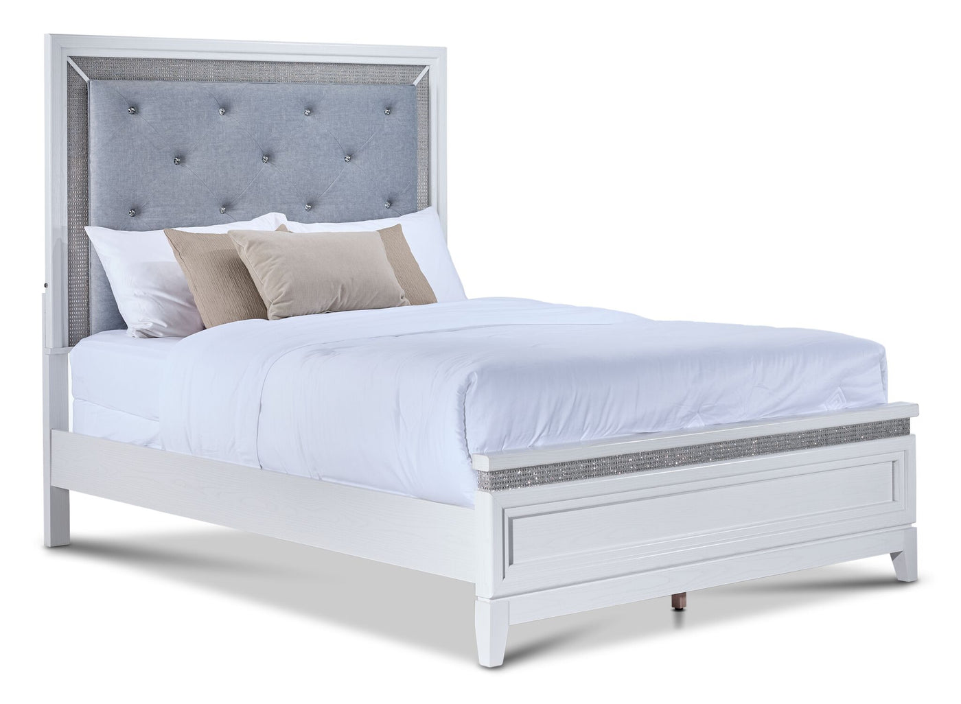 Reflections 6 - Piece Queen Bedroom Package - White