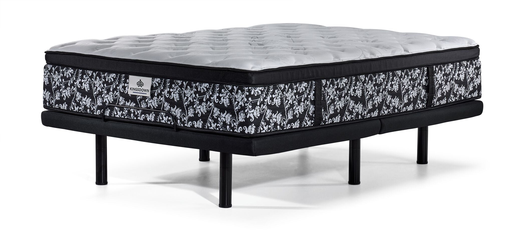 Kingsdown Regalia King Euro Top Firm Mattress and L2 Motion Pro Adjustable Base