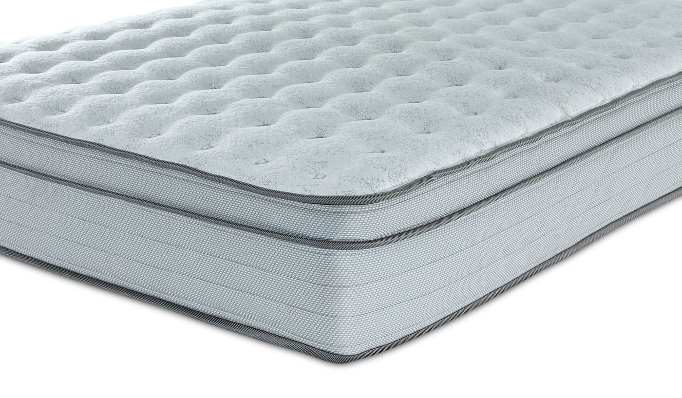 Sealy® Essentials Remy II Firm Eurotop Queen Mattress and L2 Motion Adjustable Base 2.0