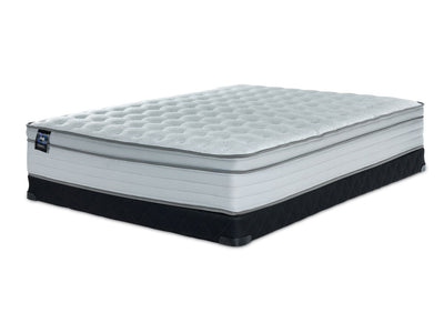 Sealy® Essentials Remy II Firm Eurotop Full Mattress and Low-Profile Boxspring