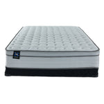 Sealy® Essentials Remy II Firm Eurotop Full Mattress and Low-Profile Boxspring