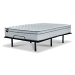 Sealy® Essentials Remy II Firm Eurotop Queen Mattress and L2 Motion Adjustable Base 2.0