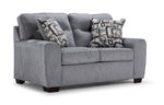 Mackay Sofa and Loveseat Set - Grey
