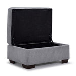 Mackay Storage Ottoman - Grey