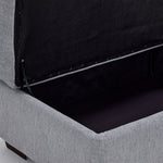 Mackay Storage Ottoman - Grey