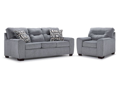 Mackay Sofa and Chair Set - Grey