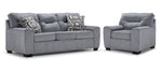 Mackay Sofa and Chair Set - Grey
