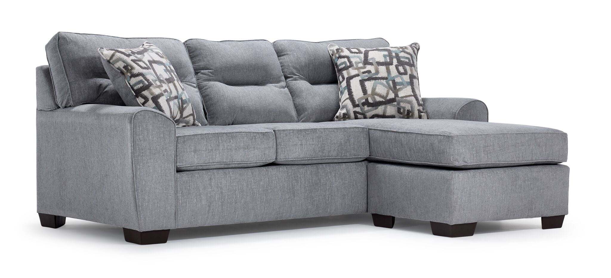 Mackay Chaise Sofa - Grey
