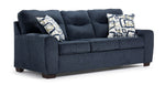 Mackay Sofa and Loveseat Set - Blue