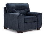 Mackay Sofa, Loveseat and Chair Set - Blue