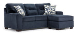 Mackay Chaise Sofa - Blue