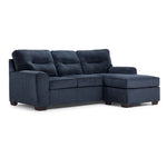 Mackay Chaise Sofa - Blue