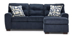 Mackay Chaise Sofa - Blue