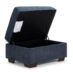 Renzo Storage Ottoman - Skylight