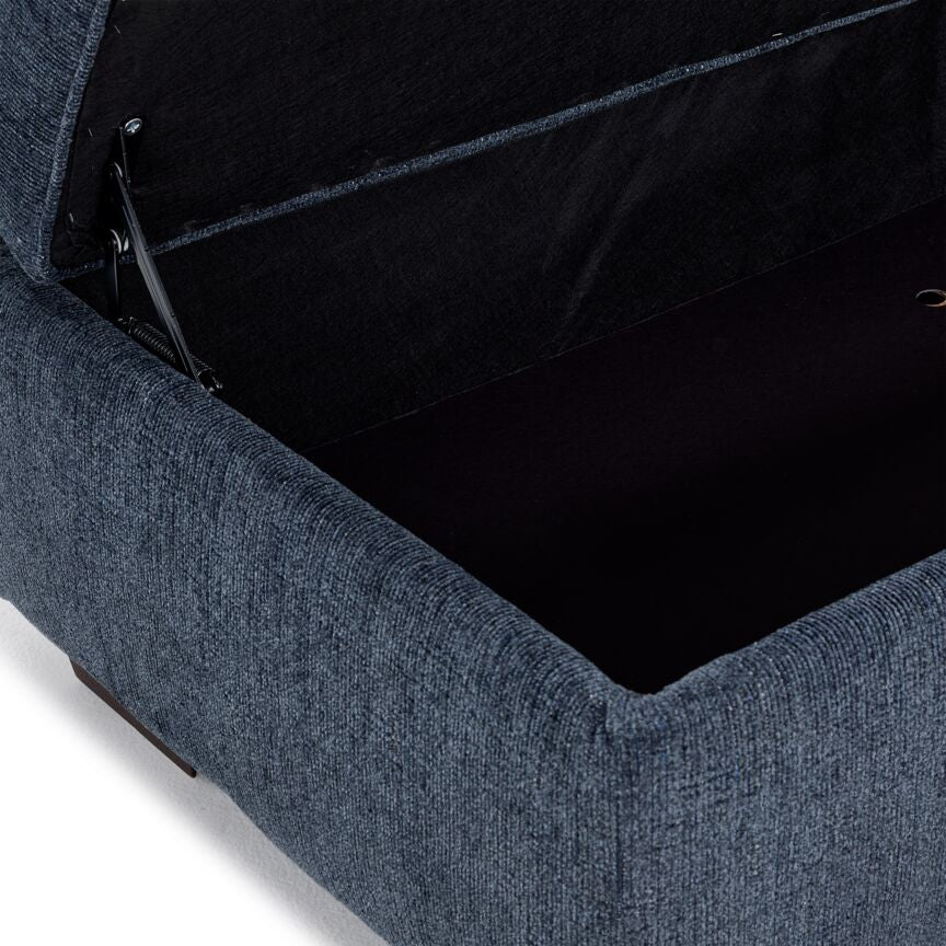 Renzo Storage Ottoman - Skylight