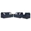 Renzo Sofa, Loveseat and Chair Set - Skylight