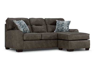 Renzo Chaise Sofa - Pebble