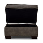 Renzo Storage Ottoman - Pebble