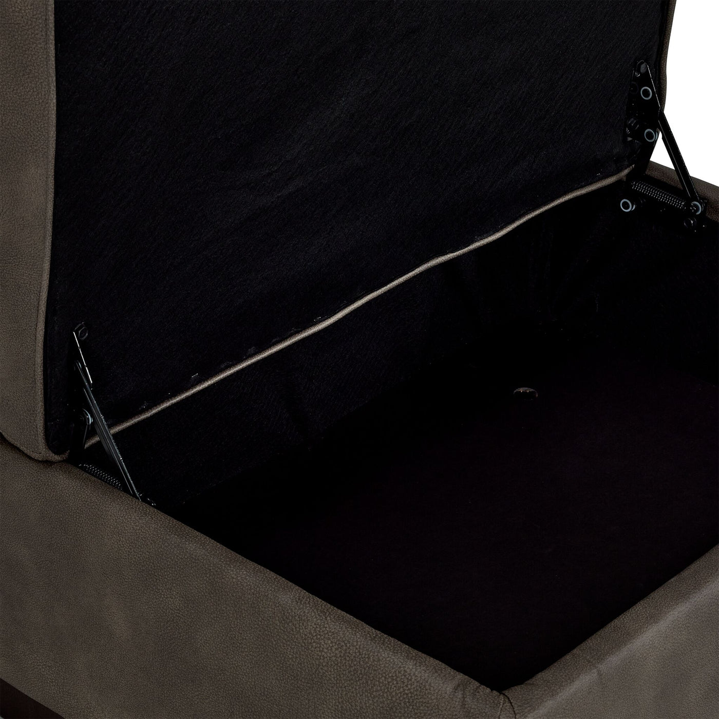 Renzo Storage Ottoman - Pebble