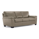 Reynolds Leather Sofa, Loveseat and Chair Set - Grey