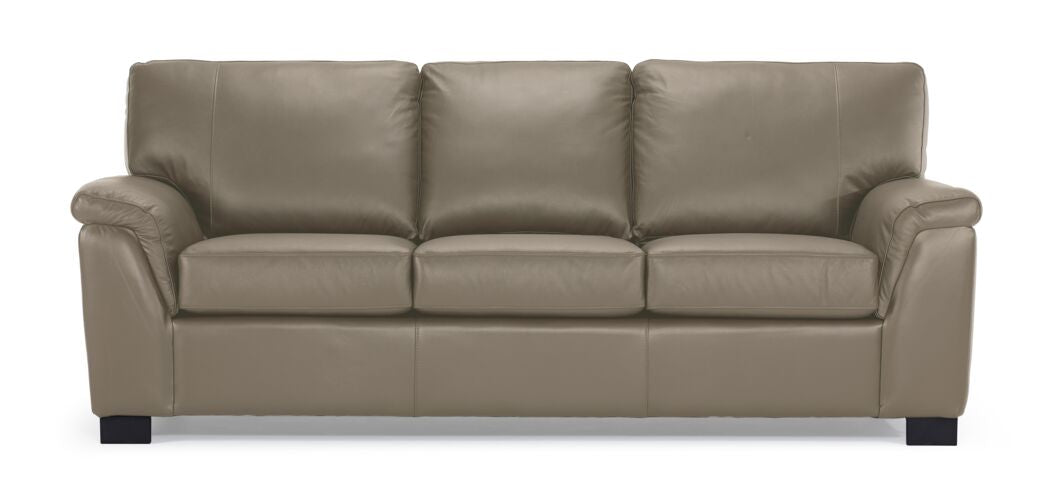 Reynolds Leather Sofa - Grey