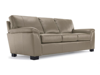 Reynolds Leather Sofa - Grey