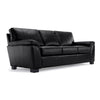 Reynolds Leather Sofa - Black