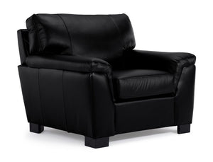 Reynolds Leather Chair - Black