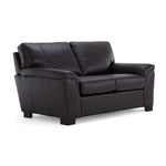 Reynolds Leather Sofa, Loveseat and Chair Set - Coffee