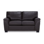 Reynolds Leather Loveseat - Coffee