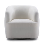 Riley Swivel Accent Chair - White