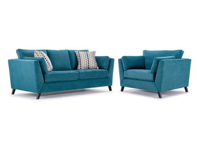 Rothko Sofa and Chair Set - Teal