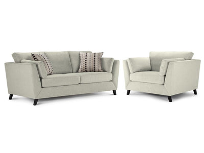 Rothko Sofa and Chair Set - Cream