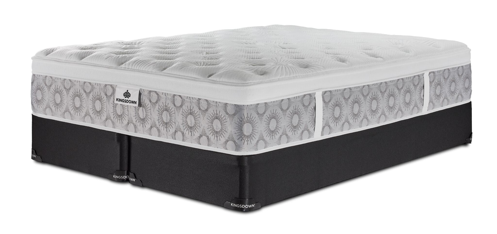 Kingsdown Rothwell Medium Euro Top King Mattress and Split Boxspring Set