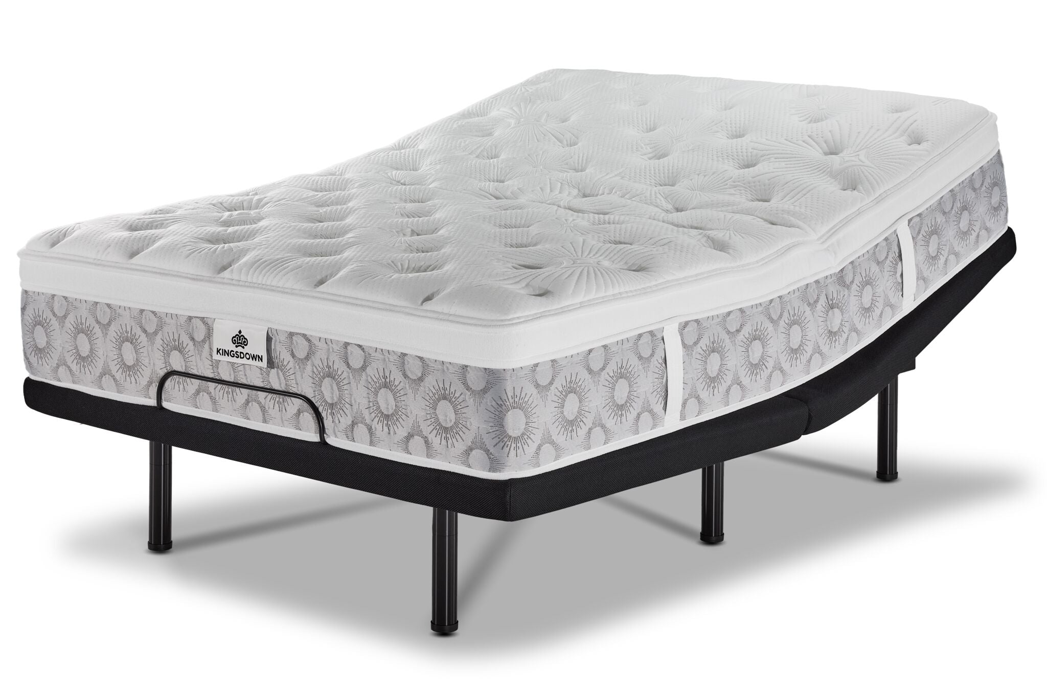 Kingsdown Rothwell Medium Euro Top Full Mattress and L2 Pro Adjustable Base