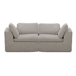Bliss Modular Compressed Loveseat - Beige