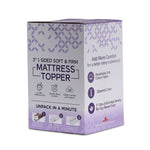So Sleepy 3" One-Sided Soft and Firm Queen Mattress Topper