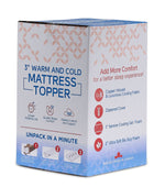 So Sleepy 3" Warm and Cold Queen Mattress Topper