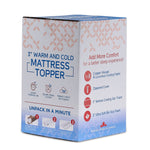So Sleepy 3" Warm and Cold Full Mattress Topper