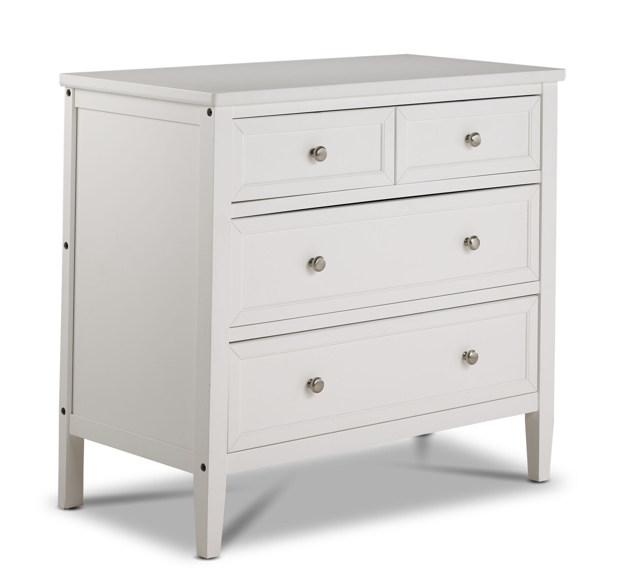 Delta Children Saint 3 Drawer Dresser- Bianca White
