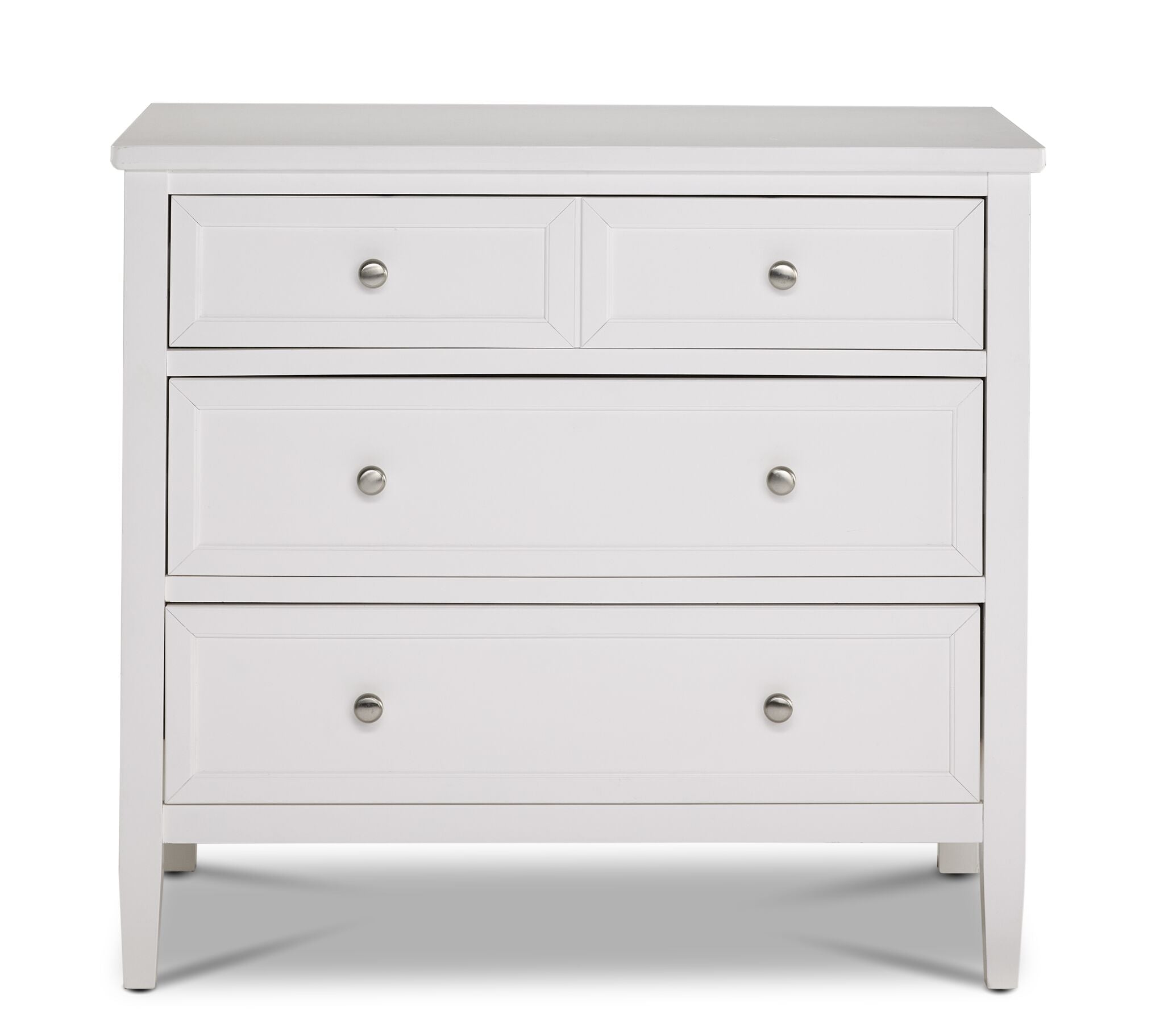 Delta Children Saint 3 Drawer Dresser- Bianca White