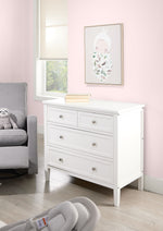 Delta Children Saint 3 Drawer Dresser- Bianca White