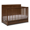 Delta Children Saint 6-in-1 Convertible Crib with Under Bed Storage Drawer - Chestnut