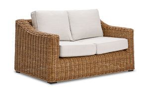 Salina Outdoor Loveseat - Brown