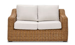 Salina Outdoor Loveseat - Brown
