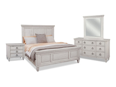 Salter Path 6- Piece King Bedroom Set - Oyster