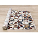 Sierra Prism 5'3" x 7'10" Geometric Star Area Rug - Cream
