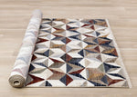 Sierra Prism 5'3" x 7'10" Geometric Star Area Rug - Cream