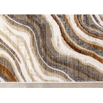 Desert Wave 5'3" x 7'10" Curvy Waves Area Rug - Beige