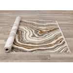 Desert Wave 5'3" x 7'10" Curvy Waves Area Rug - Beige